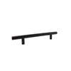 Jessar - Set of 12 Cabinet Handles, 128mm Height, From the Stanley Collection, Black - 76-40306X6 - Mounts For Less