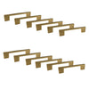 Jessar - Set of 12 Cabinet Handles, 96mm Height, From the Soho Collection, Gold - 76-40308X6 - Mounts For Less