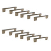 Jessar - Set of 12 Cabinet Handles, 96mm Height, From the Soho Collection, Silver - 76-40307X6 - Mounts For Less