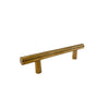Jessar - Set of 12 Cabinet Handles, 96mm Height, From the Stanley Collection, Gold - 76-40302X6 - Mounts For Less