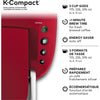 Keurig - K-Compact 1-Cup Coffee Maker for K-Cup Coffee Pods, 36oz Water Reservoir, Red - 95-K-CompactK35 - Mounts For Less
