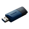 Kingston - DataTraveler Exodia M USB 3.2 Gen 1 Flash Drive, 64 GB Capacity, Blue - - Mounts For Less