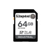 Kingston - Industrial SD Memory Card, Extreme Temperature Resistant, 64GB Capacity - - Mounts For Less
