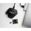 Lexar - 3 in 1 USB Card Reader For SD, Micro SD and CF Cards, Black - 78-135495 - Mounts For Less