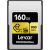 Lexar - CF Express Type A Professional Gold Series Memory Card, Up to 900 MB/s Reading, 160GB Capacity - 78-142049 - Mounts For Less