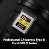 Lexar - CFexpress Type B Professional Gold Series Memory Card, Up to 1750 MB/s Reading, 128 GB Capacity - 78-141551 - Mounts For Less