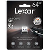 Lexar - JumpDrive S47 Extra-Thin USB 3.1 Flash Drive, Up to 250 MB/s Reading, 64GB Capacity - 78-135072 - Mounts For Less