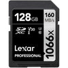 Lexar - SDXC UHS-I 1066 x Professional Silver Series Card, Up to 160 MB/s Reading, 128GB Capacity - 78-136843 - Mounts For Less