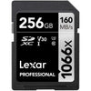 Lexar - SDXC UHS-I 1066 x Professional Silver Series Card, Up to 160 MB/s Reading, 256GB Capacity - 78-136844 - Mounts For Less
