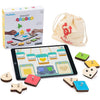 Marbotic - Smart Wooden Shapes and Colors for Tablet, For Children 3 to 5 Years Old - 78-135370 - Mounts For Less