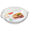 Marinex - Set of 2 Fluted Glass Pie Plates, 9" Diameter, Oven and Dishwasher Safe - 65-332384x2 - Mounts For Less