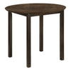 Monarch Specialties I 1300 - Dining Table, 36" Round, Small, Kitchen, Dining Room, Brown Veneer, Wood Legs, Transitional - 83-1300 - Mounts For Less