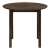 Monarch Specialties I 1300 - Dining Table, 36" Round, Small, Kitchen, Dining Room, Brown Veneer, Wood Legs, Transitional - 83-1300 - Mounts For Less