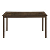Monarch Specialties I 1302 - Dining Table, 60" Rectangular, Kitchen, Dining Room, Brown Veneer, Wood Legs, Transitional - 83-1302 - Mounts For Less