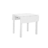 Monarch Specialties I 1322 - Dining Table, 48" Rectangular, Small, Kitchen, Dining Room, Drop Leaf, White Veneer, Wood Legs, Transitional - 83-1322 - Mounts For Less