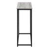 Monarch Specialties I 2251 - Accent Table, Console, Entryway, Narrow, Sofa, Living Room, Bedroom, Grey Laminate, Black Metal, Contemporary, Modern - 83-2251 - Mounts For Less