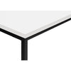 Monarch Specialties I 2252 - Accent Table, Console, Entryway, Narrow, Sofa, Living Room, Bedroom, White Laminate, Black Metal, Contemporary, Modern - 83-2252 - Mounts For Less