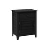 Monarch Specialties I 3951 - Accent Table, Nightstand, Storage Drawer, End, Side Table, Bedroom, Lamp, Storage, Black Veneer, Transitional - 83-3951 - Mounts For Less