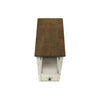 Monarch Specialties I 3962 - Side Table, End, Accent Table, 2 Tier, Narrow, Bedroom, Lamp, Storage Drawer, Antique White Veneer, Brown Veneer, Transitional - - Mounts For Less