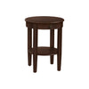 Monarch Specialties I 3975 - Accent Table, 2 Tier, Bedroom, End, Lamp, Nightstand, Round, Side Table, Brown Veneer, Traditional - 83-3975 - Mounts For Less