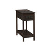 Monarch Specialties I 3990 - Accent Table, 2 Tier, End, Side Table, Narrow, Nightstand, Bedroom, Storage Drawer, Lamp, Brown Veneer, Transitional - 83-3990 - Mounts For Less