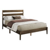 Monarch Specialties I 6066Q - Bed, Queen Size, Frame Only, Platform Bed, Bedroom, Walnut Solid Wood Legs, Walnut Wood Frame, Contemporary, Modern - - Mounts For Less