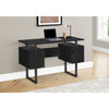 Monarch Specialties I 7606 - Computer Desk, Home Office, Laptop, Storage, 48"L, Work, Black Laminate, Black Metal, Contemporary, Modern - 83-7606 - Mounts For Less