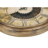 Monarch Specialties I 9034 - Clocks, 30" Round, Gear Mechanism, Large Oversized, Wall Clock, Antique Gold, Transitional" - - Mounts For Less