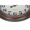 Monarch Specialties I 9049 - Clocks, 20" Round, Wall Clock, Antique Brown, Transitional - - Mounts For Less