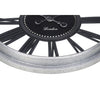 Monarch Specialties I 9056 - Clocks, 20" Round, Wall Clock, Black, Silver, Transitional - - Mounts For Less
