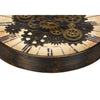 Monarch Specialties I 9063 - Clocks, 20" Round, Gear Mechanism, Wall Clock, Brown, Transitional - - Mounts For Less