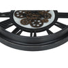 Monarch Specialties I 9064 - Clocks, 20" Round, Gear Mechanism, Wall Clock, Black, Transitional - - Mounts For Less