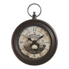Monarch Specialties I 9090 - Clocks, 18" Round, Wall Clock, Antique Brown, Traditional - - Mounts For Less