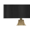 Monarch Specialties I 9606 - Lighting, 25"H, Table Lamp, Black Shade, Brown Resin, Contemporary - 83-9606 - Mounts For Less