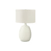 Monarch Specialties I 9609 - Lighting, 26"H, Table Lamp, Ivory / Cream Shade, Cream Resin, Contemporary - 83-9609 - Mounts For Less