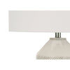Monarch Specialties I 9613 - Lighting, 33"H, Table Lamp, Ivory / Cream Shade, Cream Ceramic, Contemporary - 83-9613 - Mounts For Less