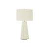 Monarch Specialties I 9614 - Lighting, 29"H, Table Lamp, White Ceramic, Ivory / Cream Shade, Contemporary - 83-9614 - Mounts For Less