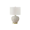 Monarch Specialties I 9617 - Lighting, 21"H, Table Lamp, Ivory / Cream Shade, Cream Resin, Transitional - 83-9617 - Mounts For Less