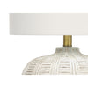 Monarch Specialties I 9617 - Lighting, 21"H, Table Lamp, Ivory / Cream Shade, Cream Resin, Transitional - 83-9617 - Mounts For Less