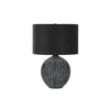Monarch Specialties I 9618 - Lighting, 23"H, Table Lamp, Black Ceramic, Black Shade, Contemporary - 83-9618 - Mounts For Less