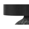 Monarch Specialties I 9618 - Lighting, 23"H, Table Lamp, Black Ceramic, Black Shade, Contemporary - 83-9618 - Mounts For Less