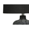Monarch Specialties I 9621 - Lighting, Table Lamp, 24"H, Black Ceramic, Black Shade, Contemporary - 83-9621 - Mounts For Less