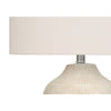 Monarch Specialties I 9704 - Lighting, 26"H, Table Lamp, Cream Ceramic, Ivory / Cream Shade, Contemporary - 83-9704 - Mounts For Less