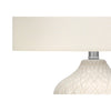 Monarch Specialties I 9707 - Lighting, 25"H, Table Lamp, Cream Ceramic, Ivory / Cream Shade, Transitional - 83-9707 - Mounts For Less