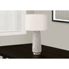 Monarch Specialties I 9712 - Lighting, 29"H, Table Lamp, Grey Resin, Ivory / Cream Shade, Modern - 83-9712 - Mounts For Less