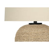 Monarch Specialties I 9713 - Lighting, 25"H, Table Lamp, Rattan, Beige Shade, Transitional - 83-9713 - Mounts For Less