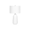 Monarch Specialties I 9716 - Lighting, 26"H, Table Lamp, Cream Ceramic, Ivory / Cream Shade, Modern - 83-9716 - Mounts For Less