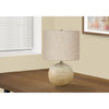 Monarch Specialties I 9718 - Lighting, 20"H, Table Lamp, Beige Concrete, Beige Shade, Contemporary - 83-9718 - Mounts For Less