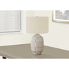 Monarch Specialties I 9720 - Lighting, 24"H, Table Lamp, Cream Resin, Ivory / Cream Shade, Transitiona - 83-9720 - Mounts For Less