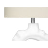 Monarch Specialties I 9727 - Lighting, 25"H, Table Lamp, Cream Resin, Ivory / Cream Shade, Modern - 83-9727 - Mounts For Less